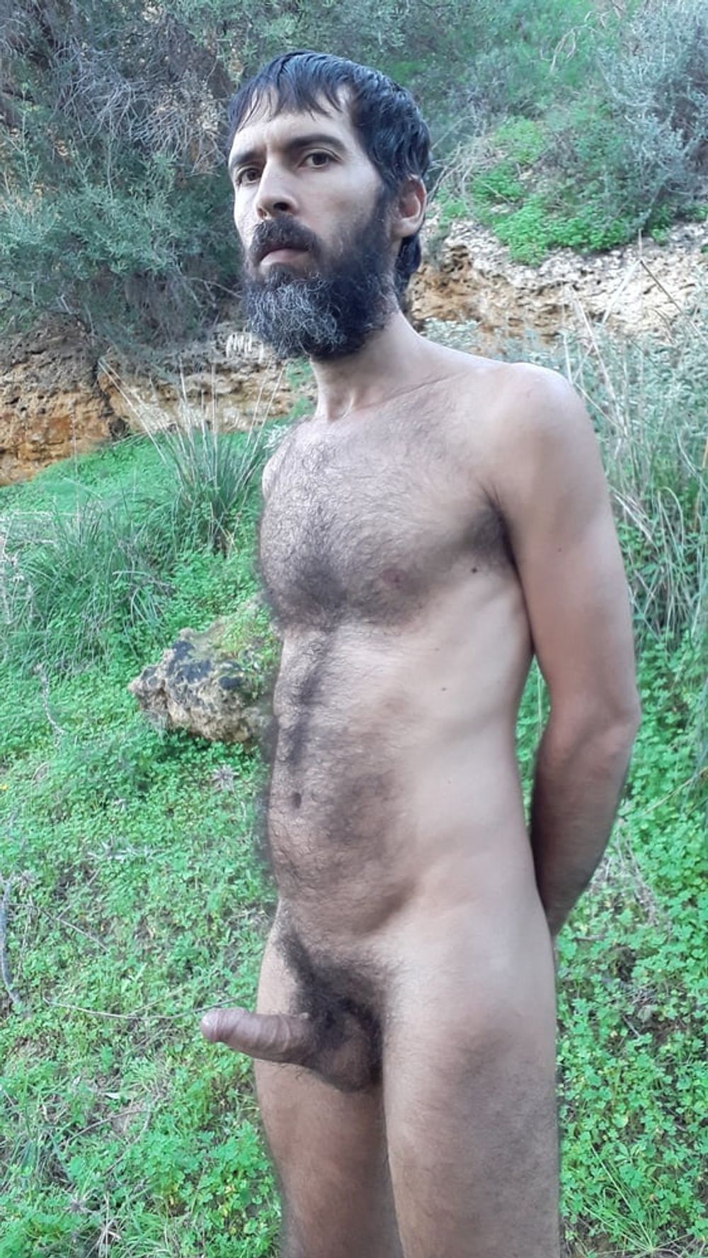 hard cock outdoors #19