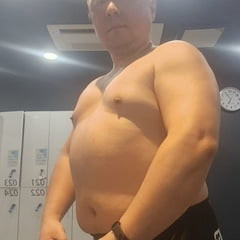 fat korean middle aged man