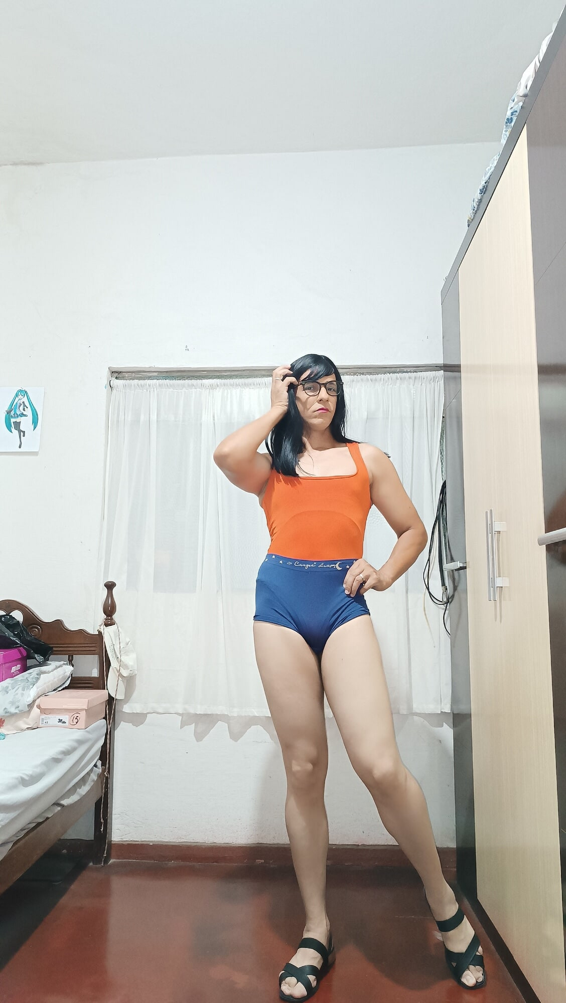 Sakura Bodysuit Orange Collant  #4