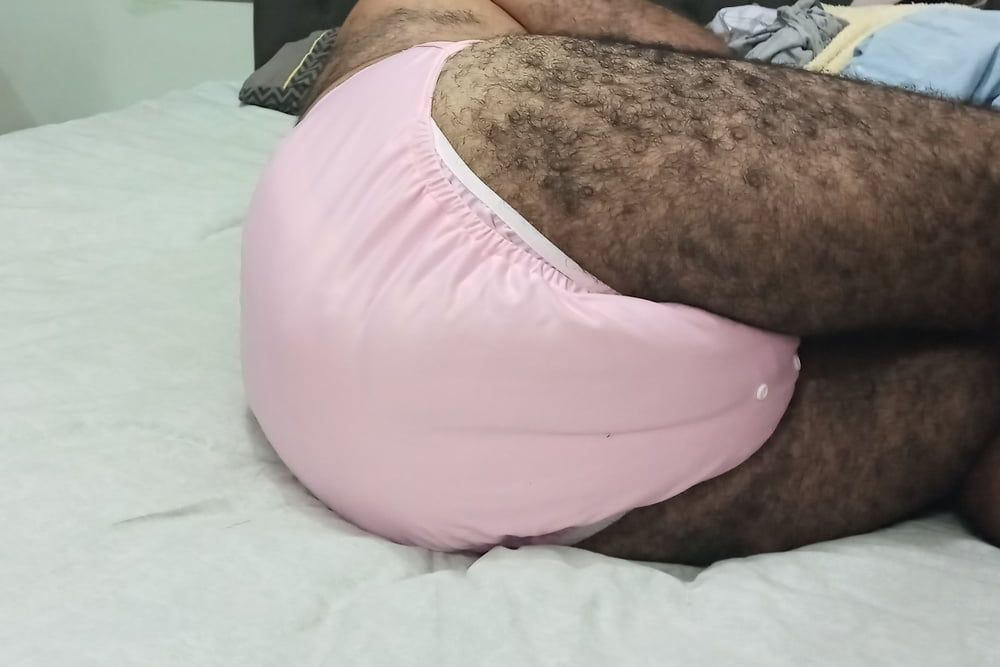 USING PINK NAPPY TO RELAX  #11