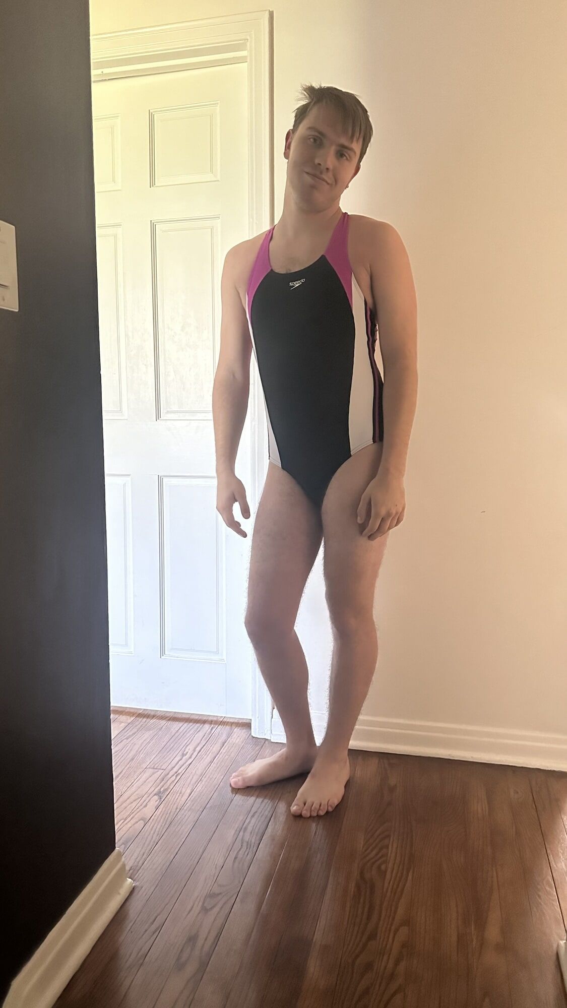 Crossdressing in my speedo 