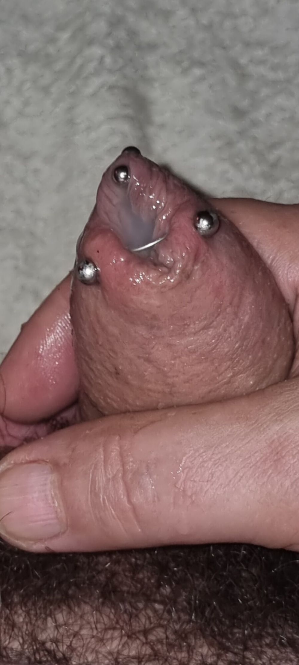 CUM COCK PIERCED #8