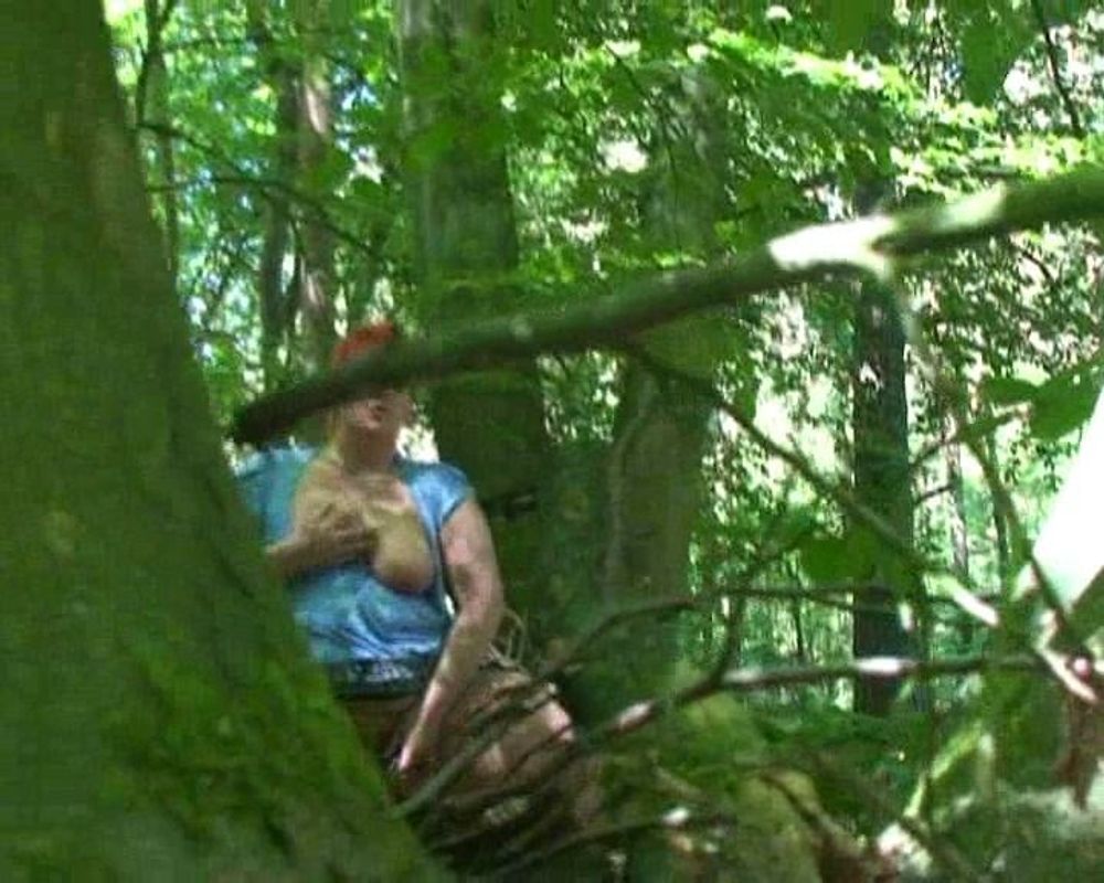 Voyeur - Masturbating In Forest #5