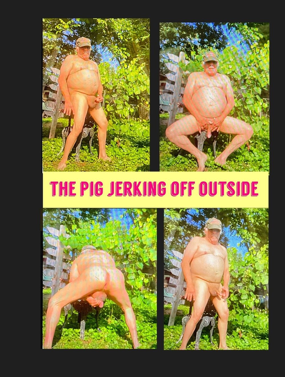 Jerking off outside 