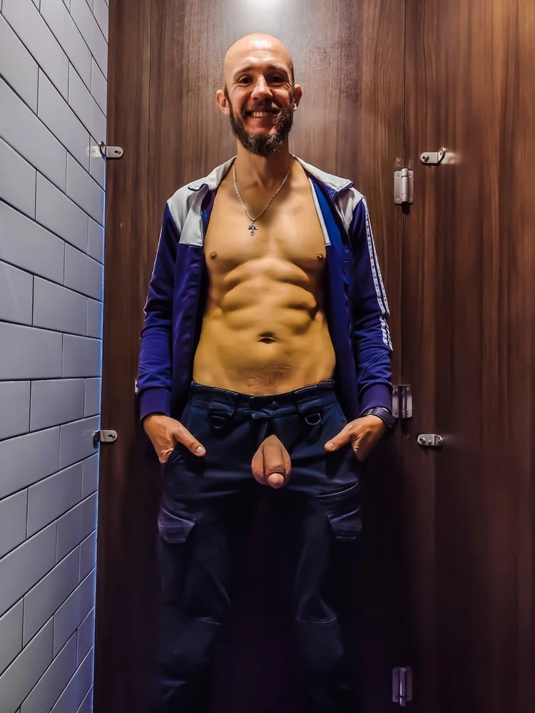 Cock in public toilette #4