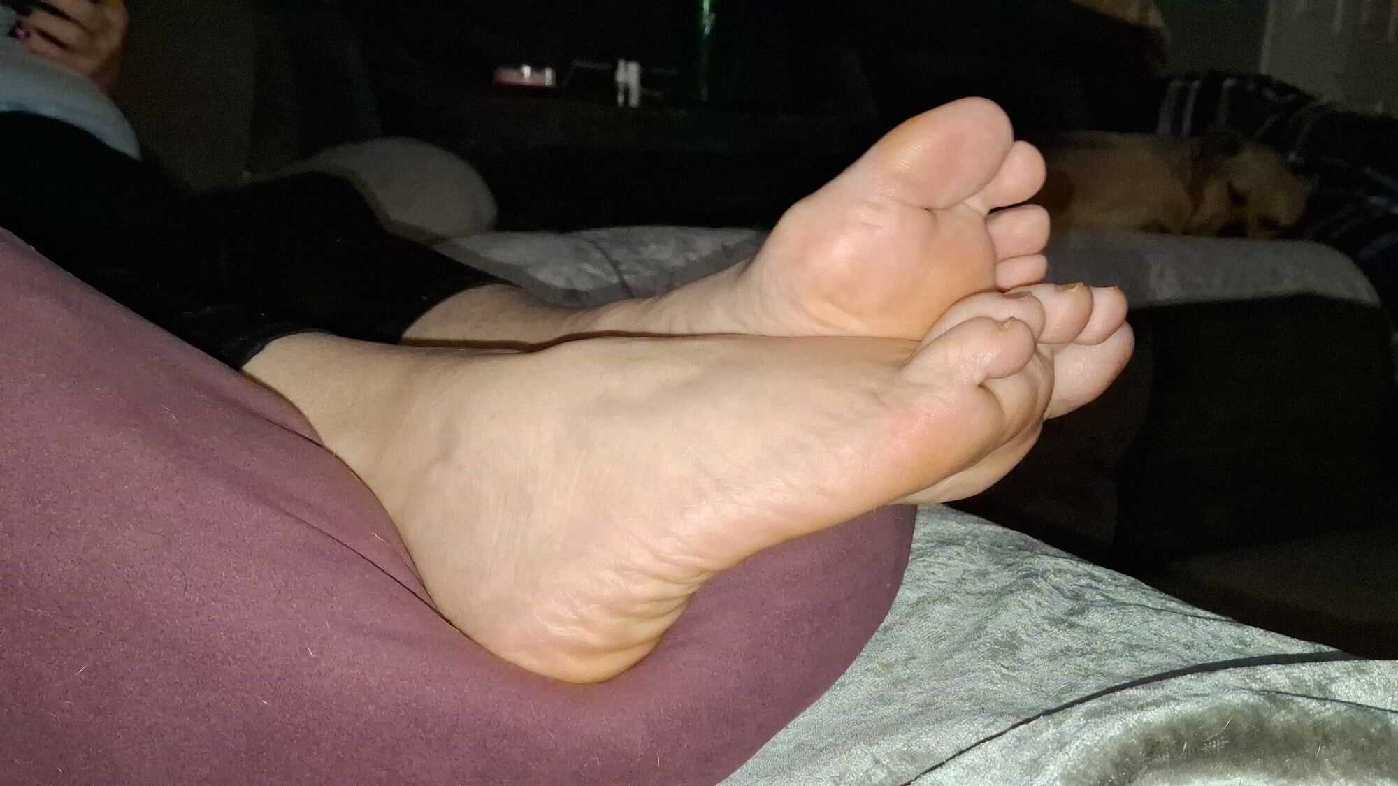 Girlfriend teases me with her soft cute feet #8