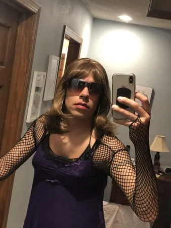 purple teddy and new wig        