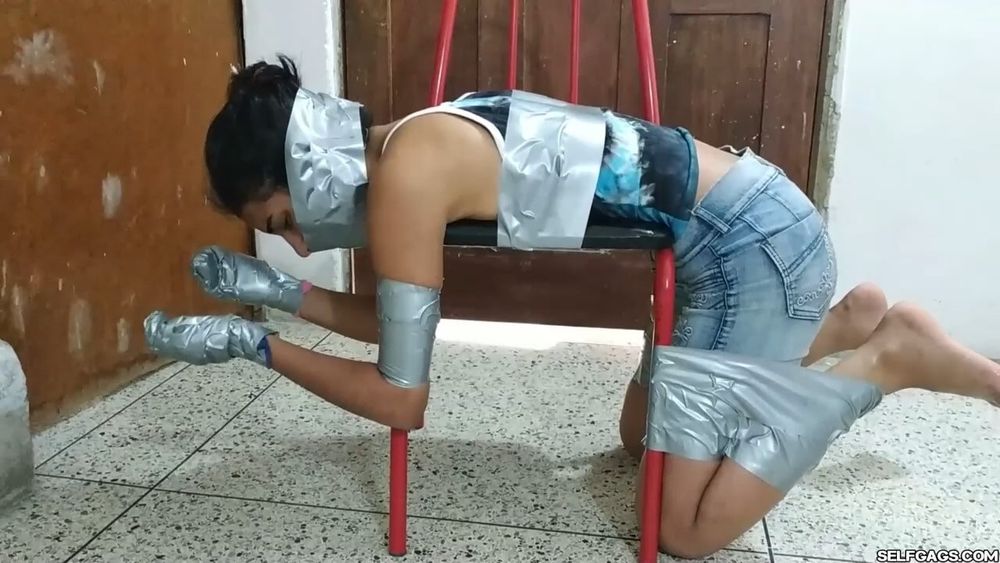 Bent Over For Lesbian Feet Worship In Bondage - Selfgags #41