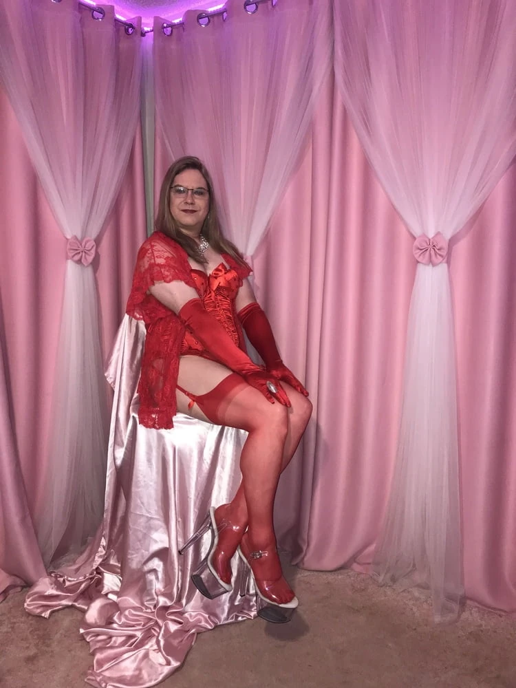 Joanie - Red Fredericks Corset #7