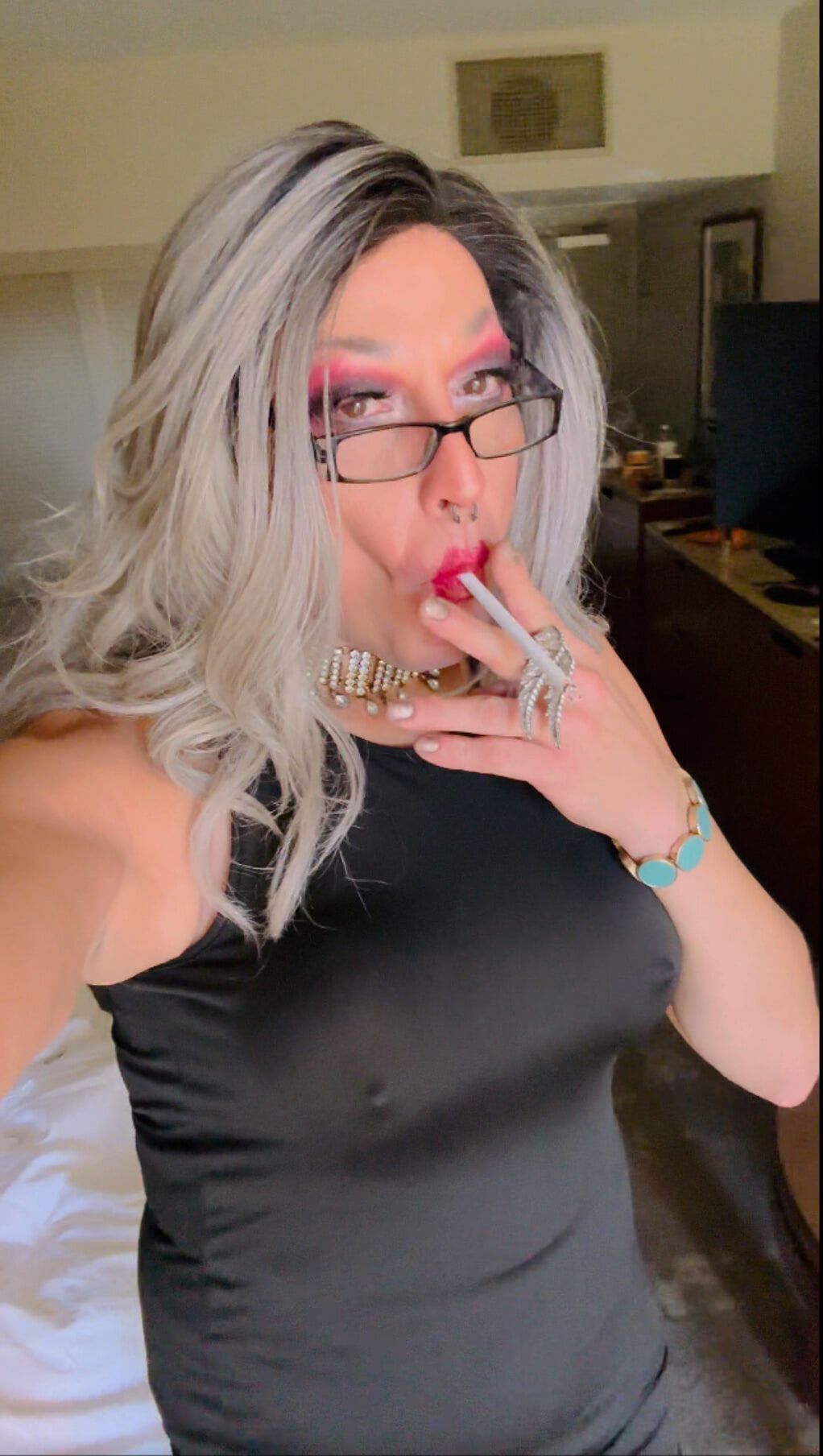 Mature Smoking Fetish Marilyn  #48