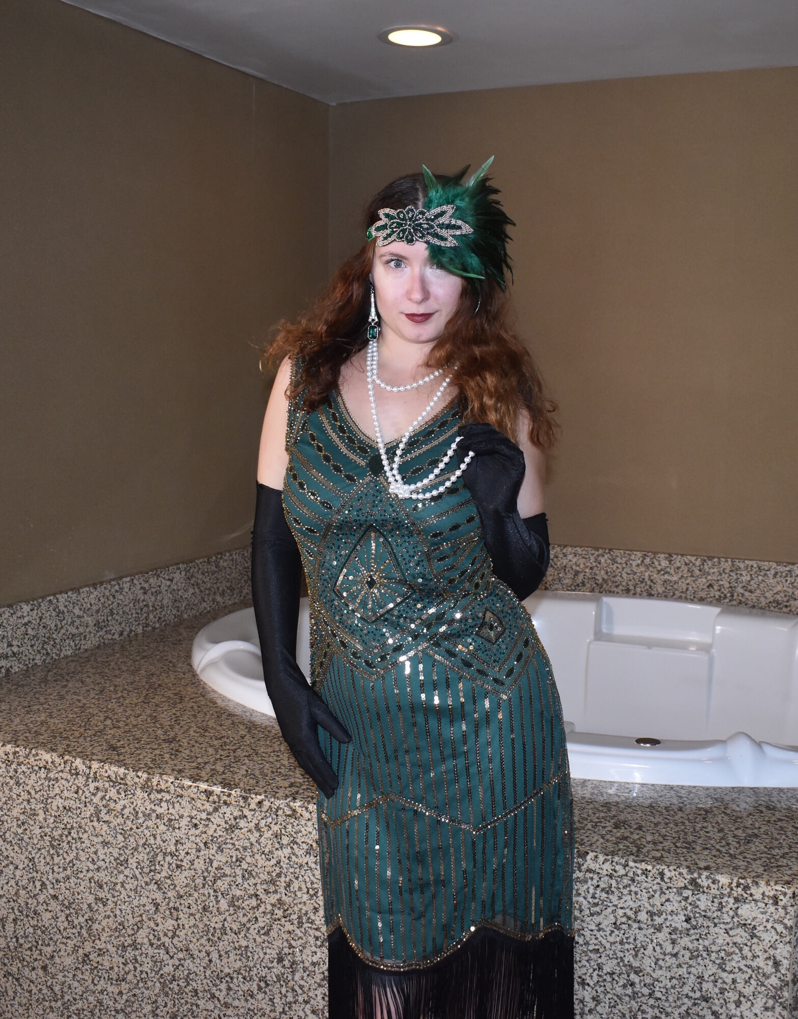 Violet Spice the redheaded flapper