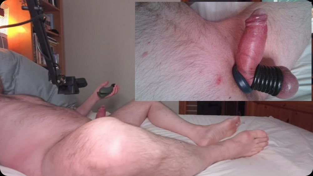 More strapped cock and balls #30