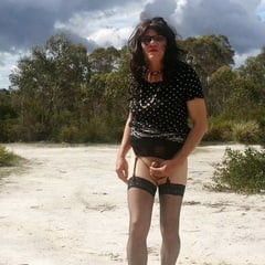 Crossdress Road trip- dirty old track