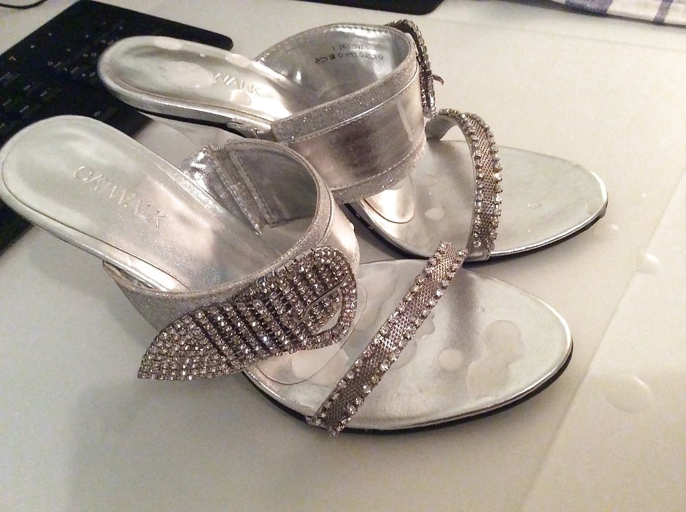 silver sandals cum #4