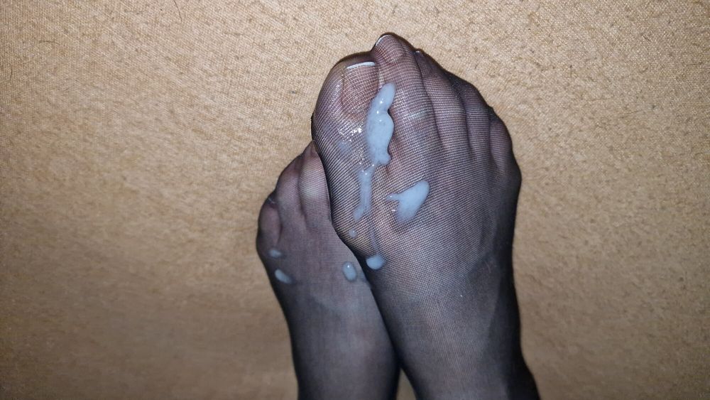 Semen on wife&#039;s feet all the time #7