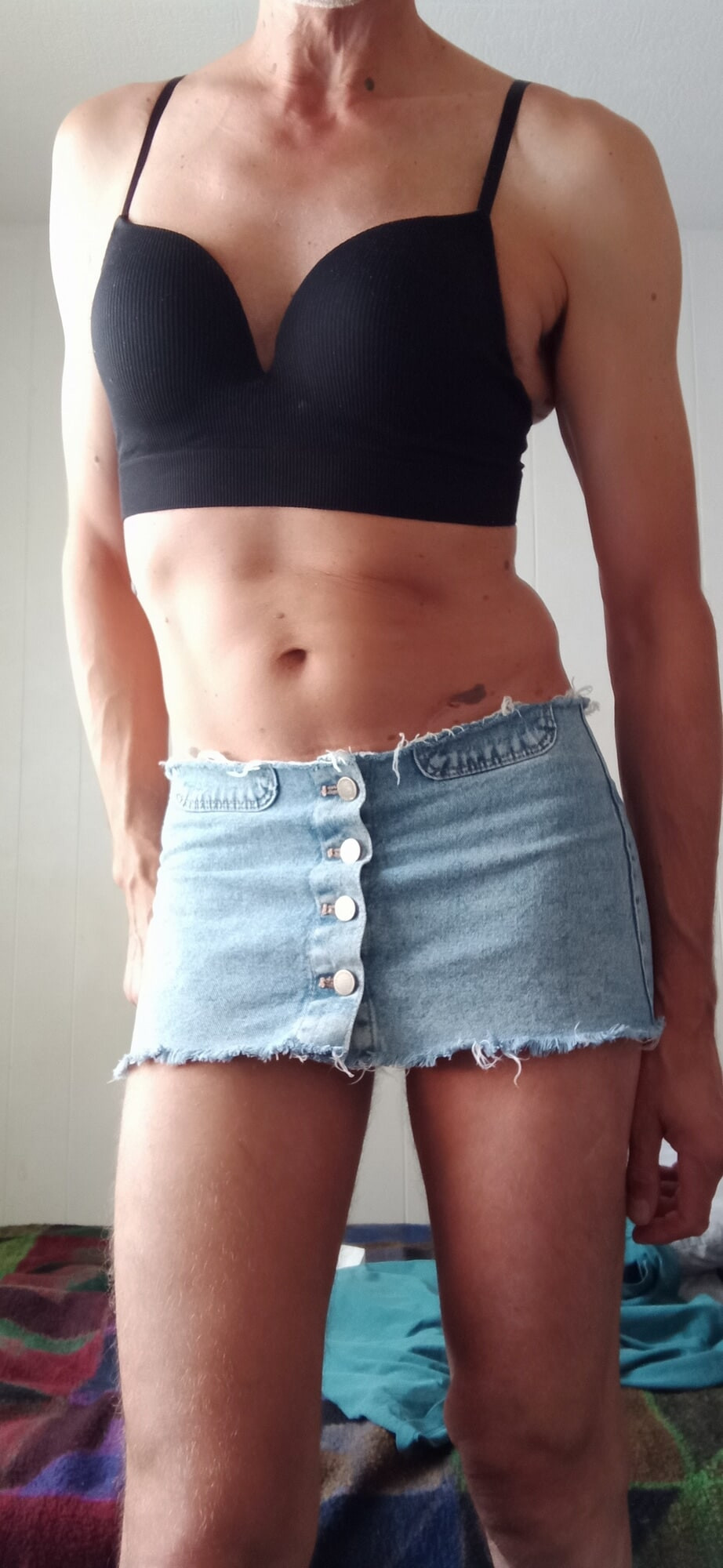 New Denim Skirt for Canadian Trans Lady.