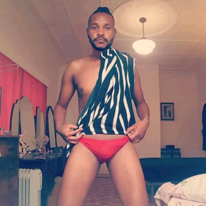 The Xhosa Nudist in underwears #14
