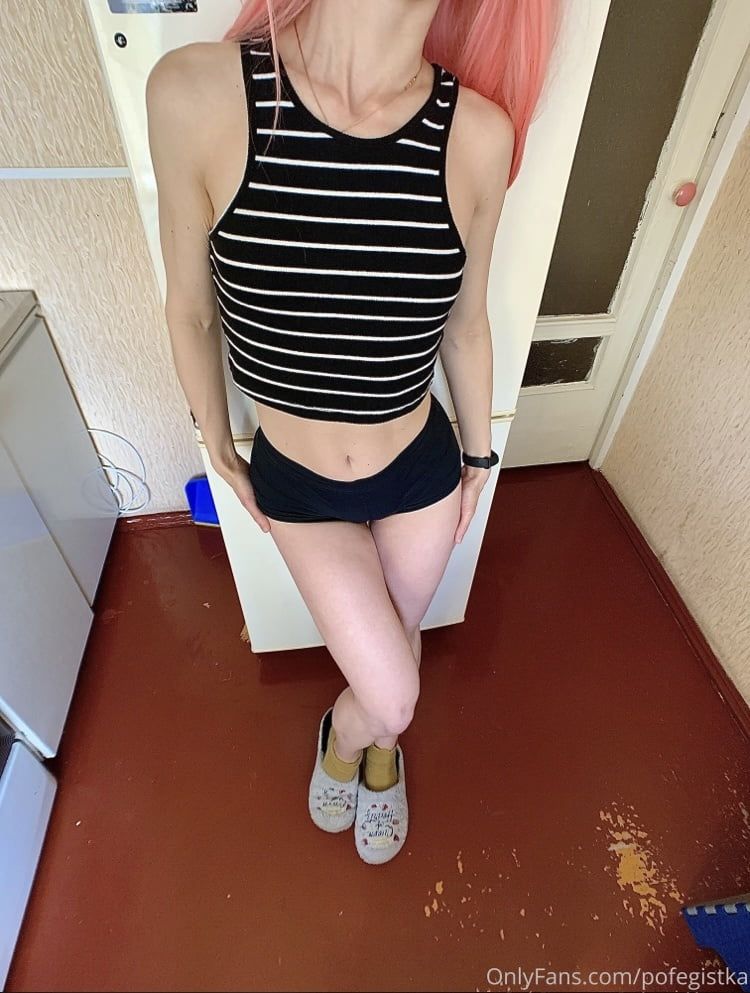 Fucked herself in the kitchen #4