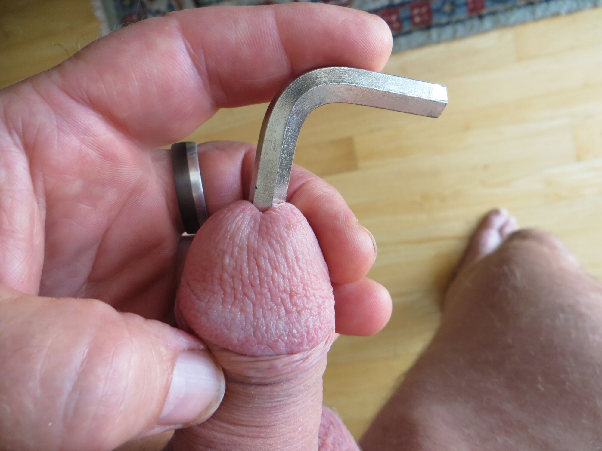 10mm Allen wrench in my dick #9