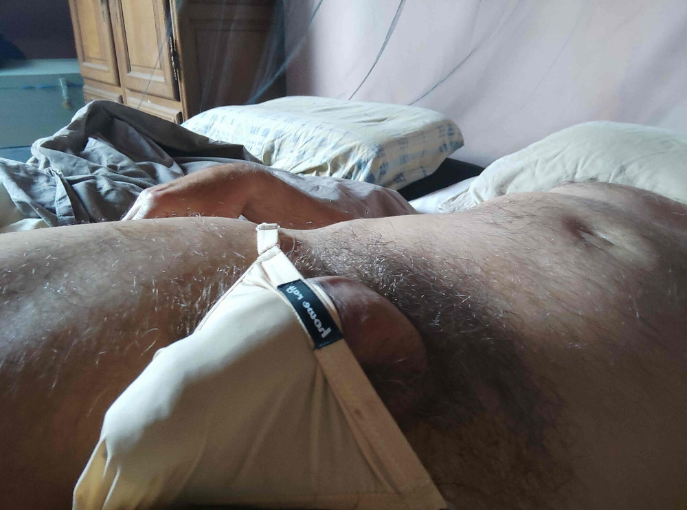 Mini en doorzichtig slipje in spandex