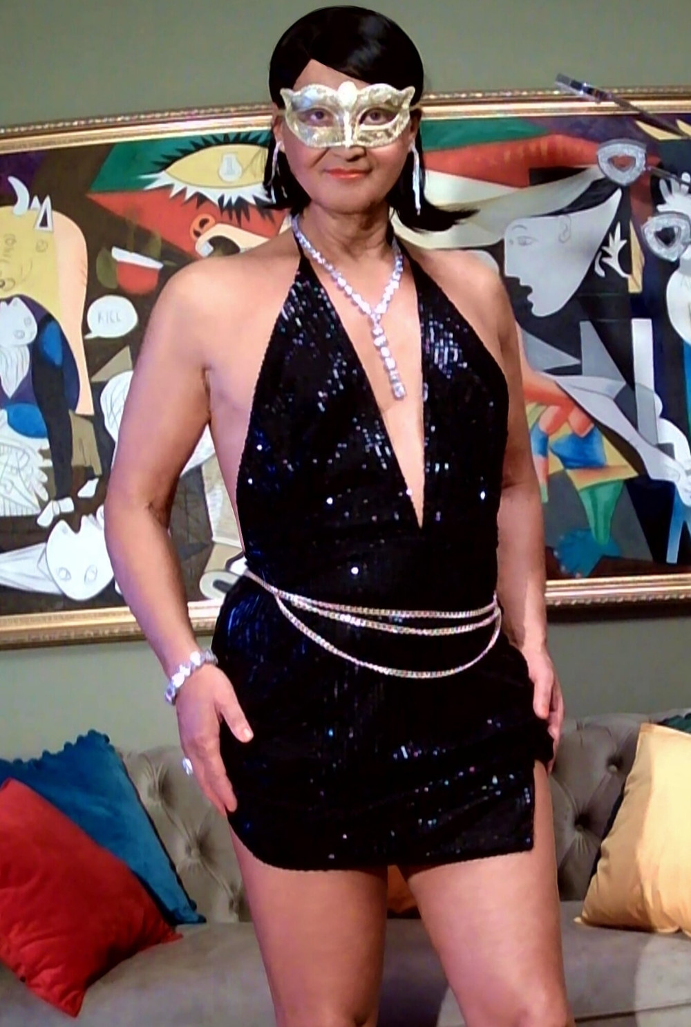 Me , in black party Dress #17