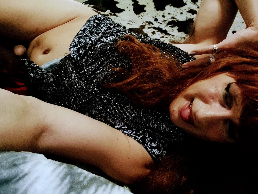Naughty Red-Headed Transgender Step-Sister Flirting With You #8