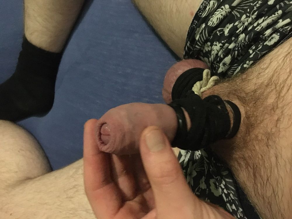  Tied Up Haired Dick &amp; Balls #25