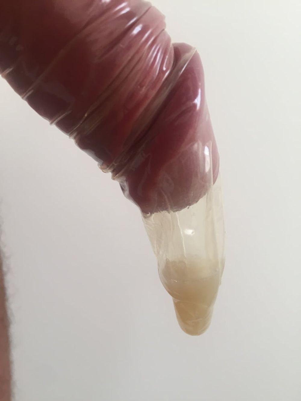 Hairy dick with condom #9