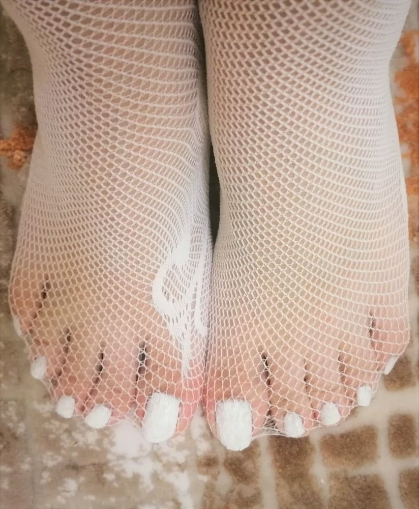 White Fishnets & My feet #23