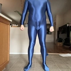 Blue Amoresy Spandex Suit