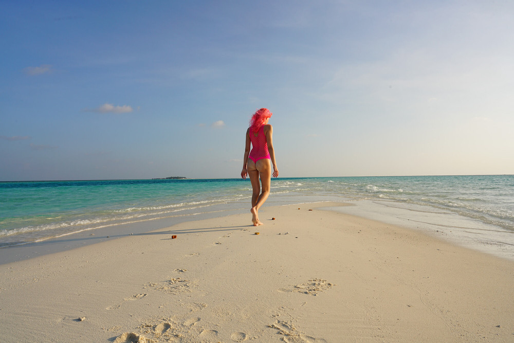 Vicky on the beach #4