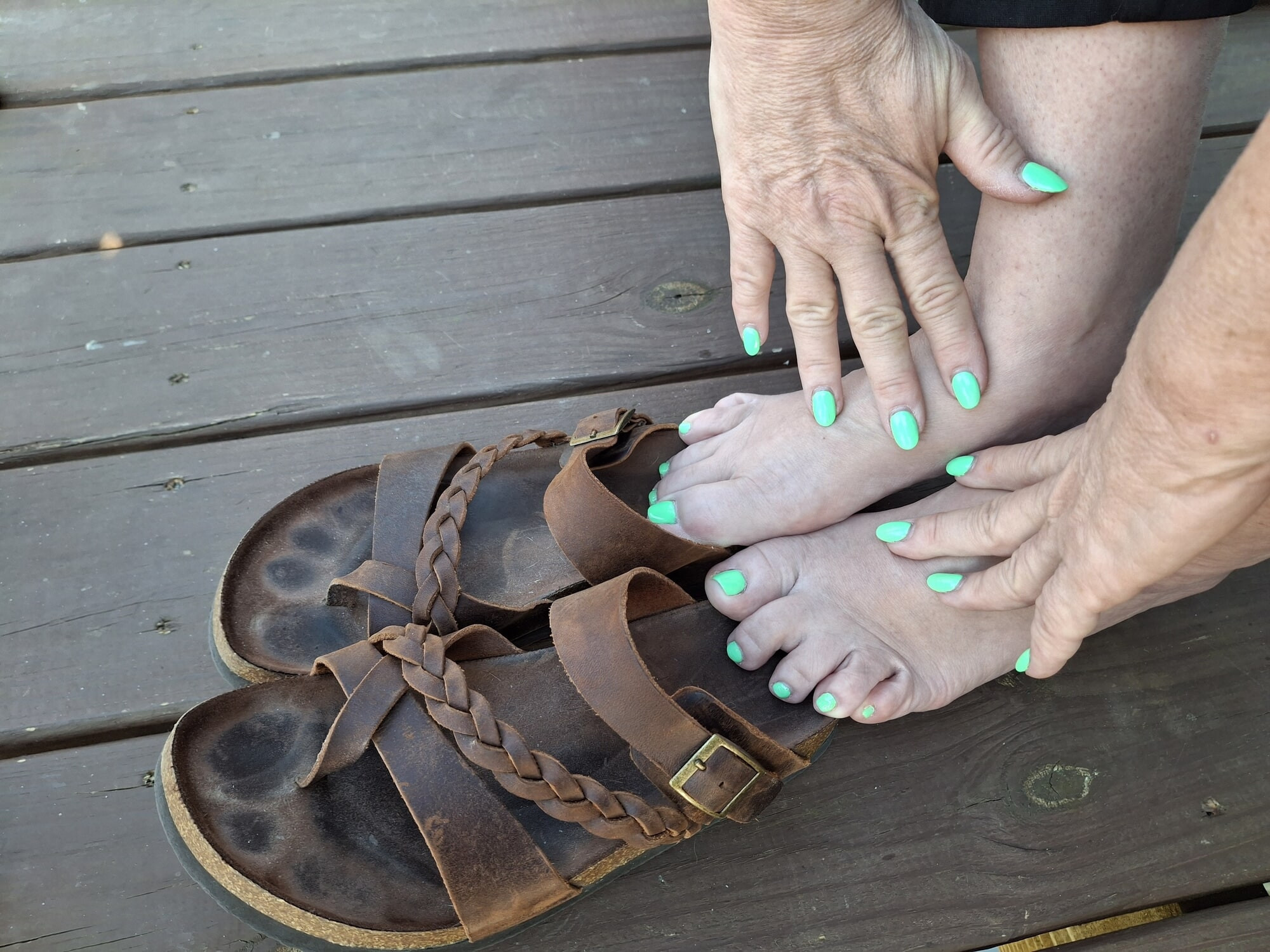 Cute little green toes #15