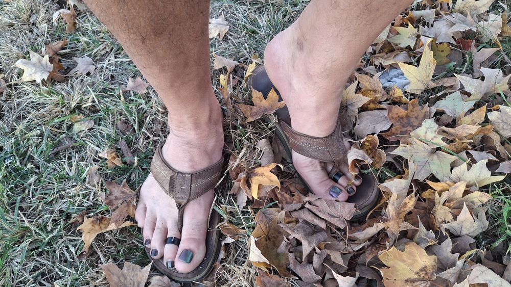 Feet in the leaves #6