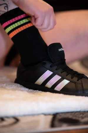 adidas sneaker and socks         