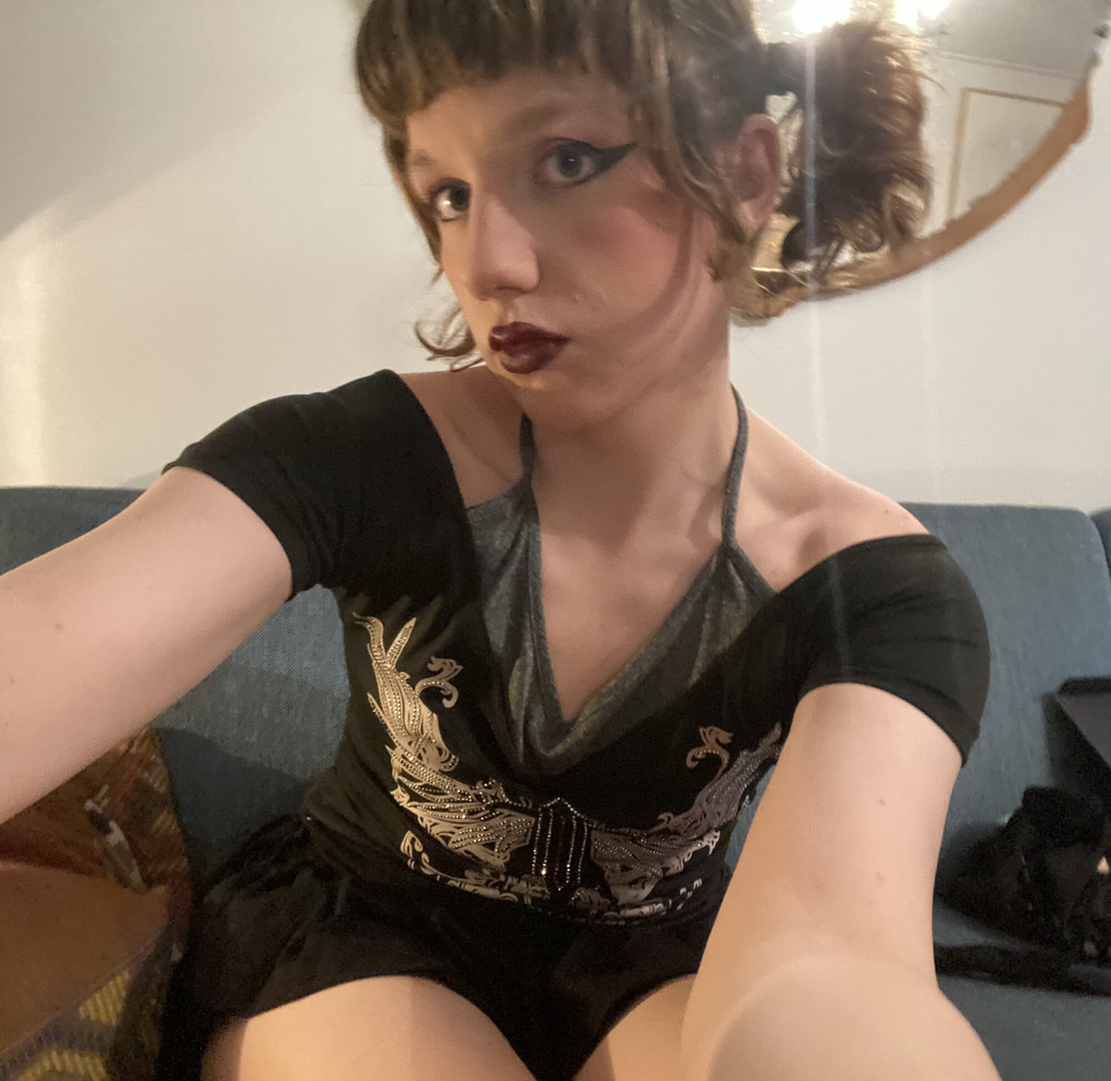 Icelandic Tgirl in chastity #8