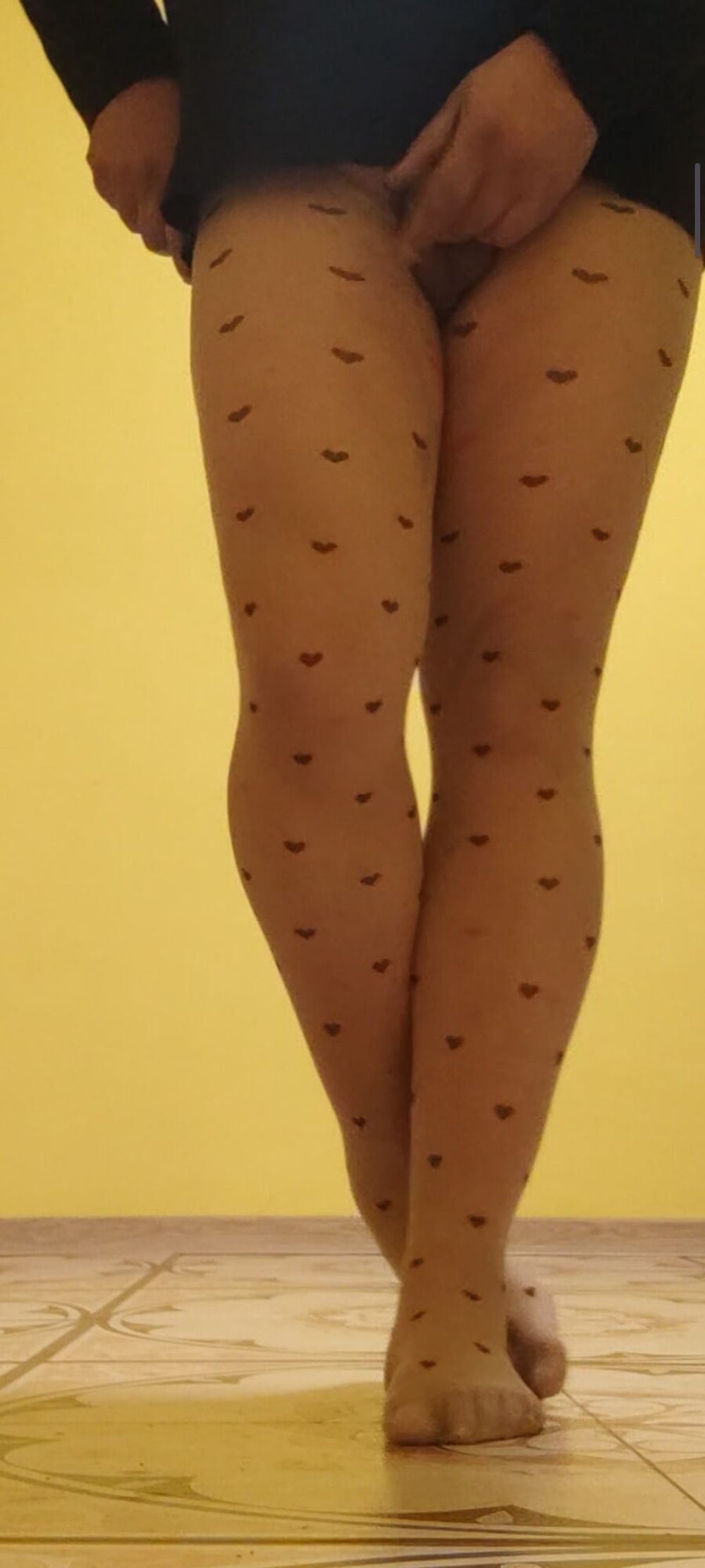 Ripple pantyhose on me #36