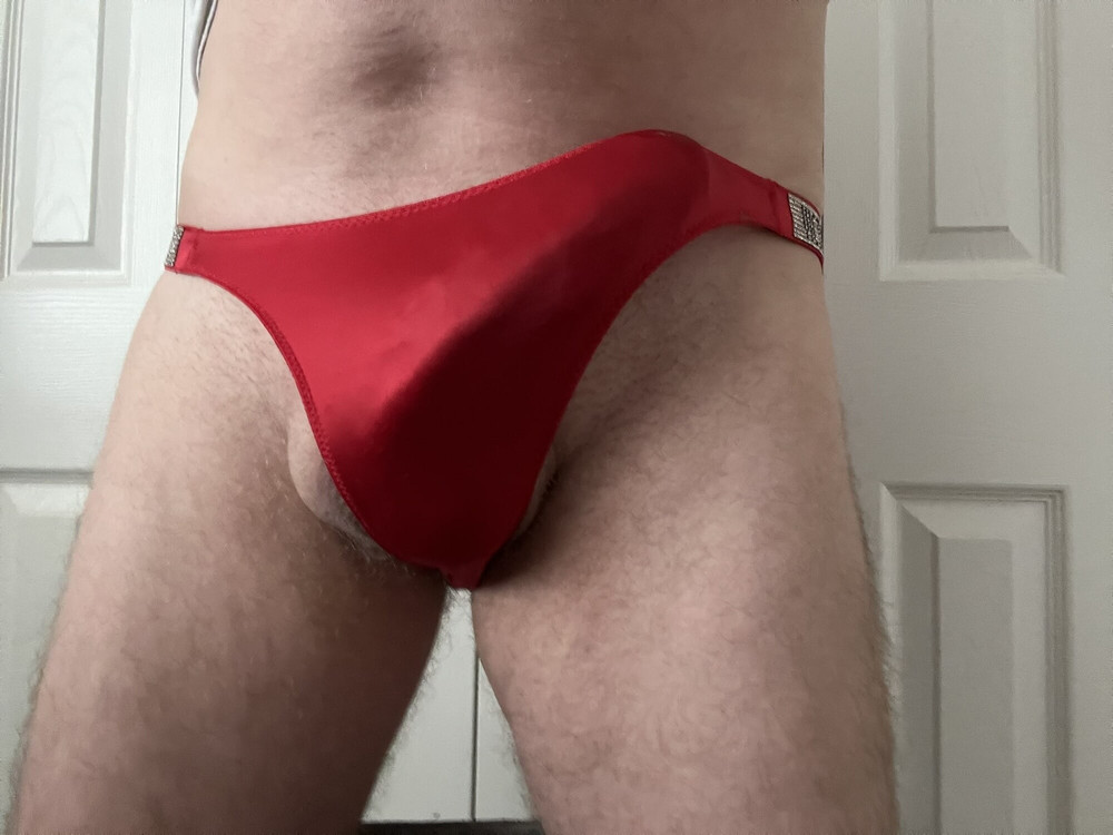 Hard shaved panty buldge #4
