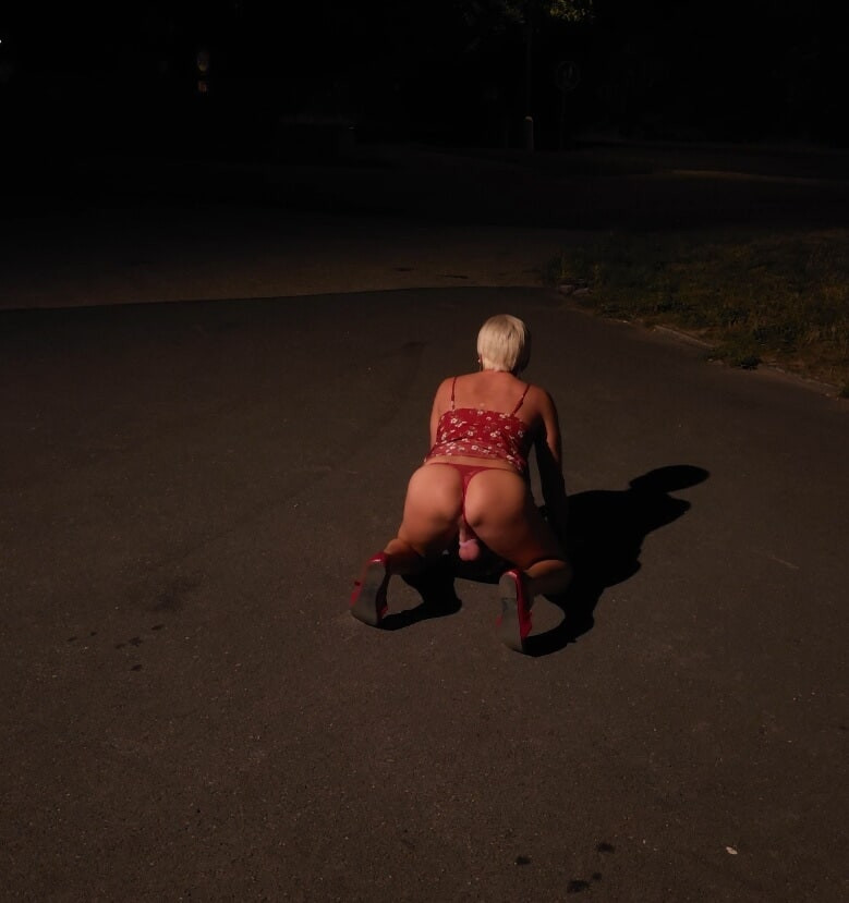 Sissy slut in streets 2 #37