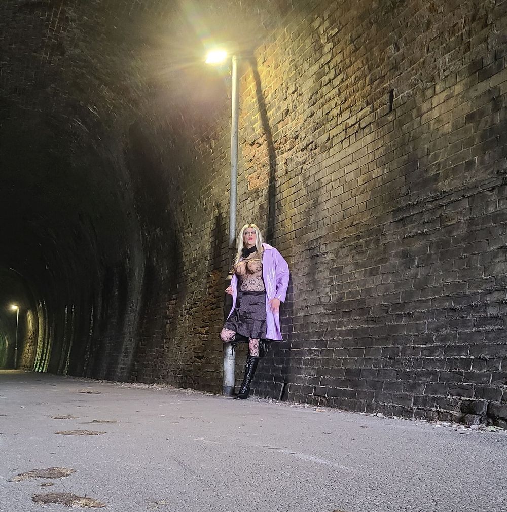 sissy in old tunnel #12