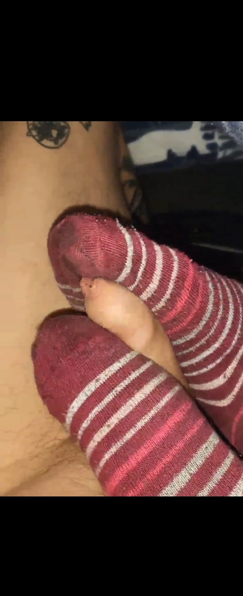 Extreme smelly socks footjob  #2
