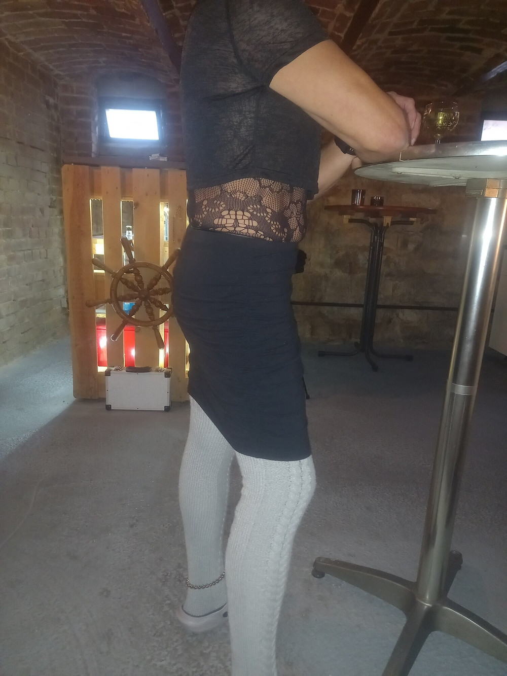 black and grey winter socks #2