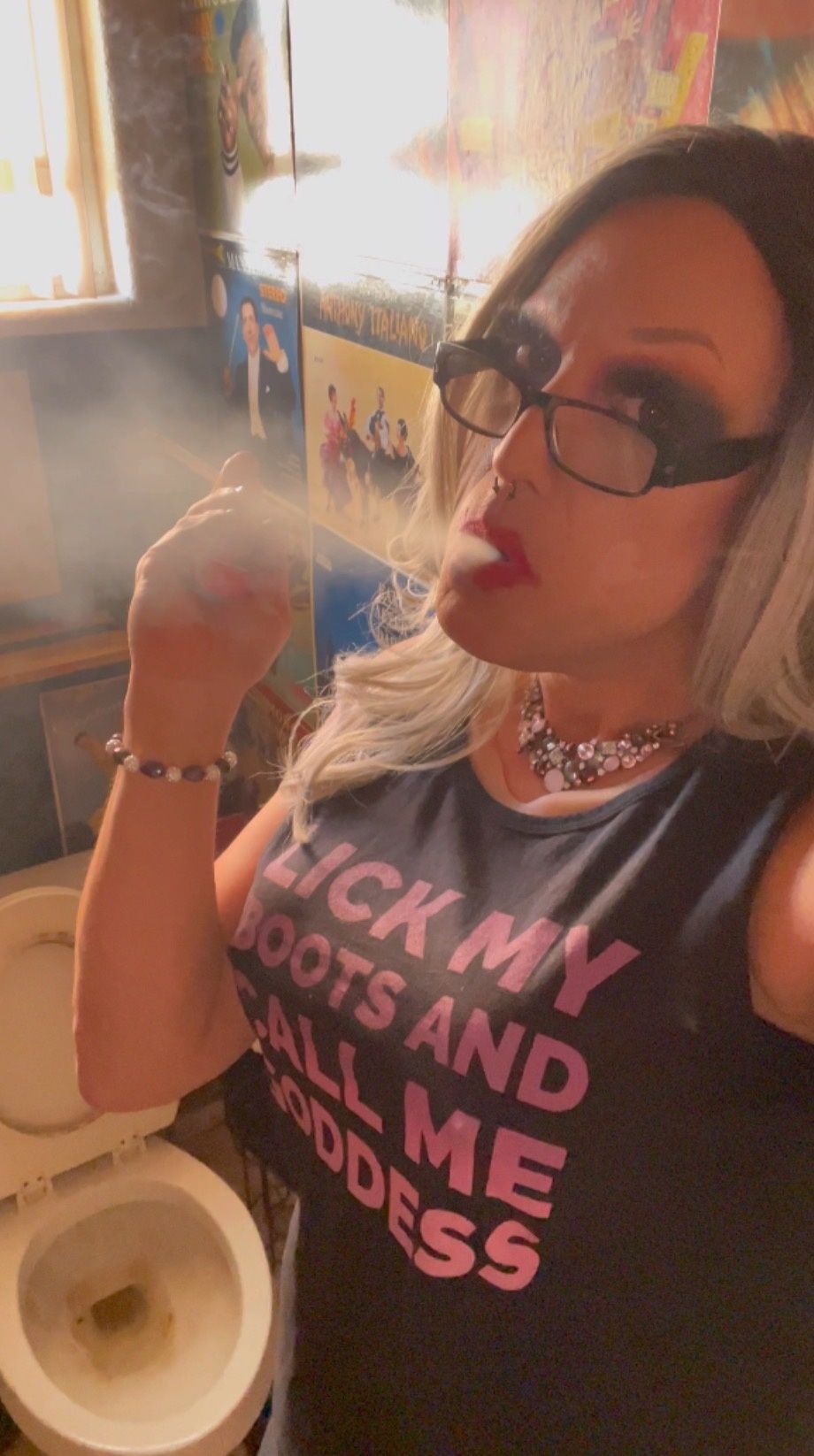 Trans Goddess Smoking Fetish #18