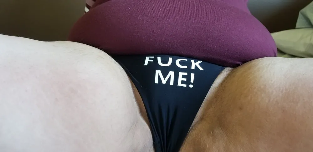 Sexy BBW Fuck Me Panties