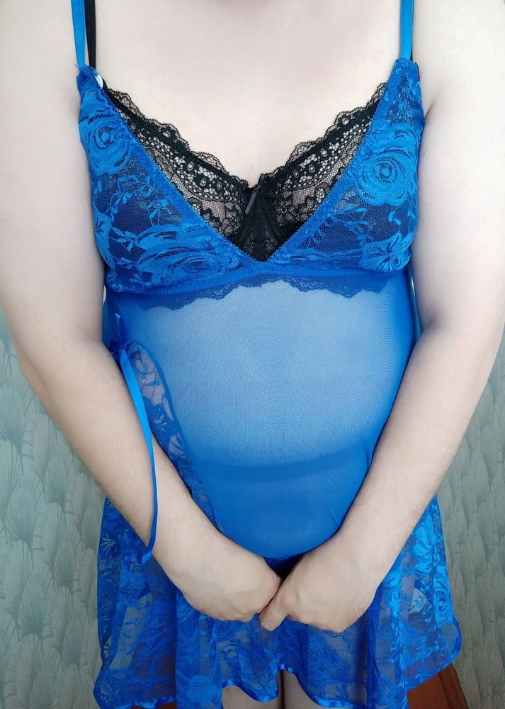 sexy blue underwear #5