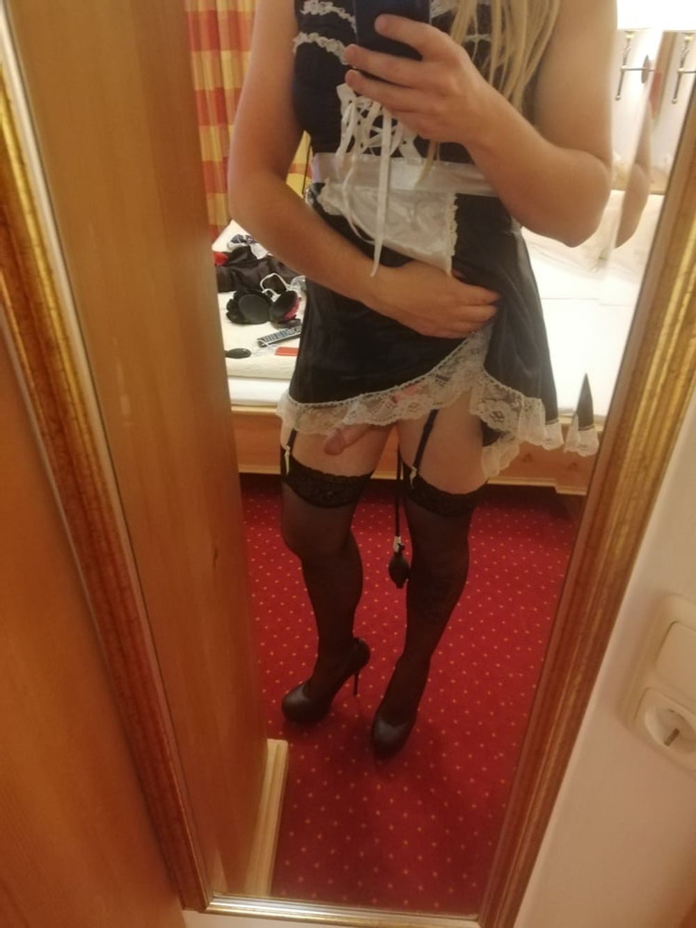 French Maid and lingerie #8