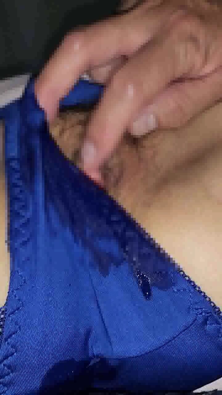 blue underwear