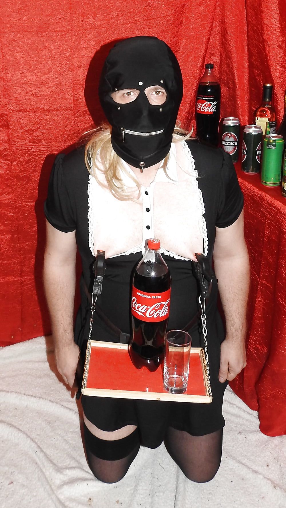 Sissy Maid Served Soft Drink #2