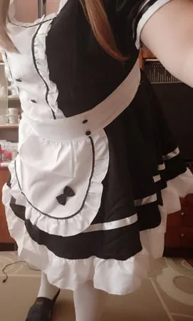 sissy maid aleksa dressing and undressing         