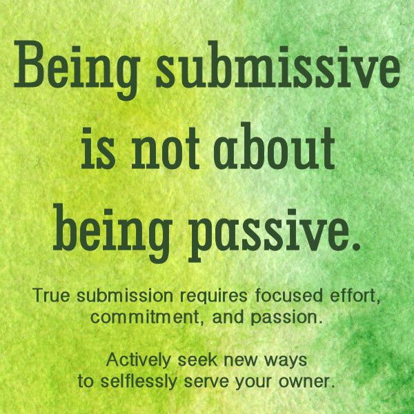 Submission is not about being weak