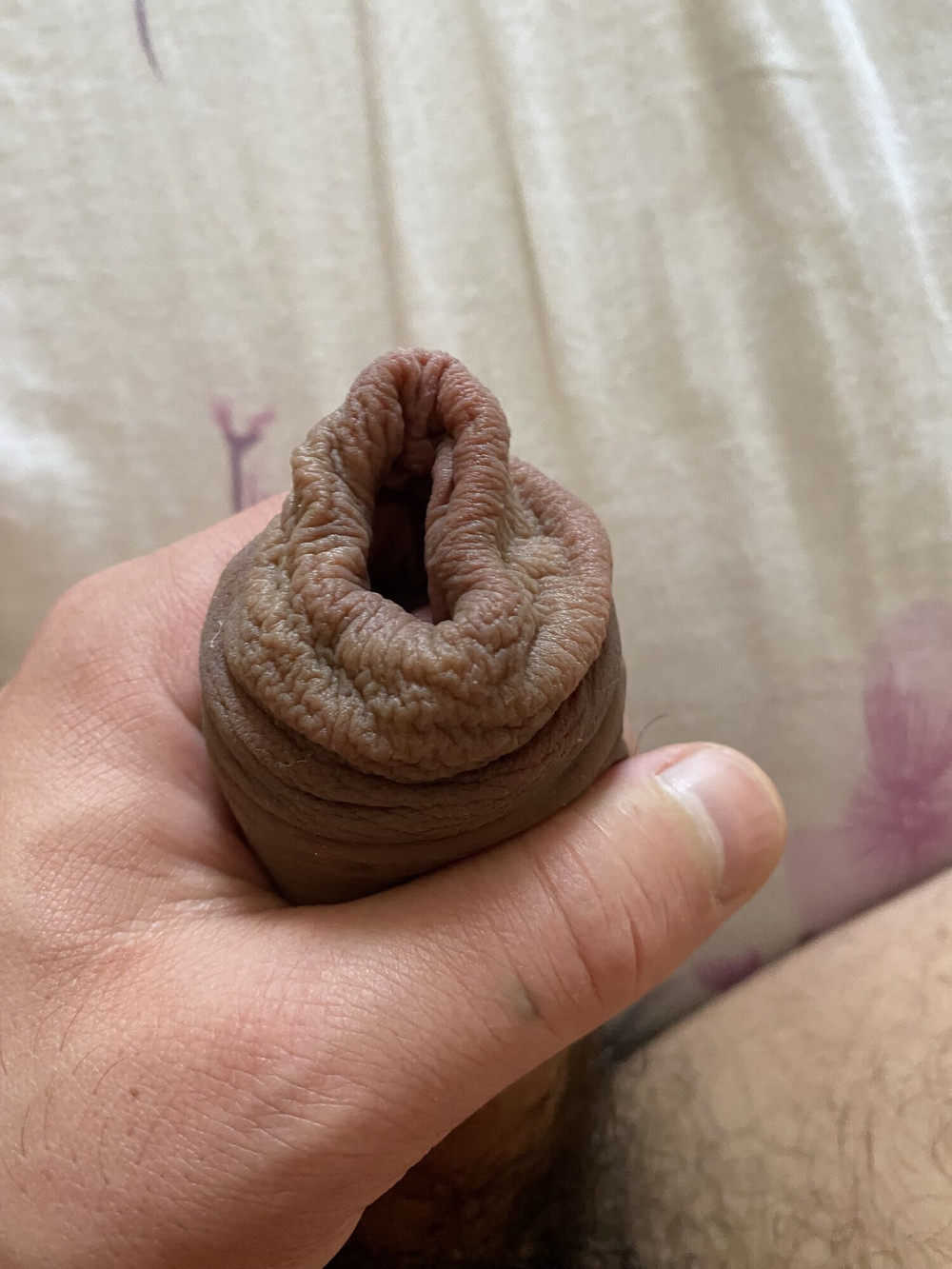 Foreskin donut ring stretching #4
